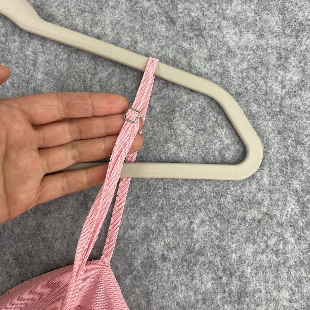 Forever 21 Tulle Ruffled Bustier Dress Womens Small Pink Fairy Whimsy Delicate - Picture 13 of 16